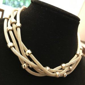 Bijoux Terner Multi Strand Mesh Necklace
